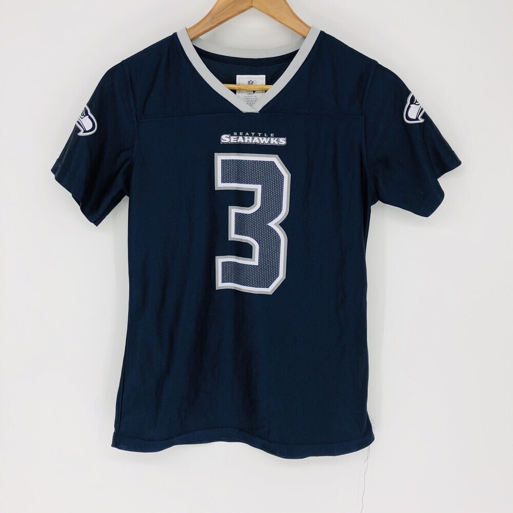 NFL Team Apparel Girl's Russell Wilson #3 Seattle Seahawks Jersey Size XL (16)